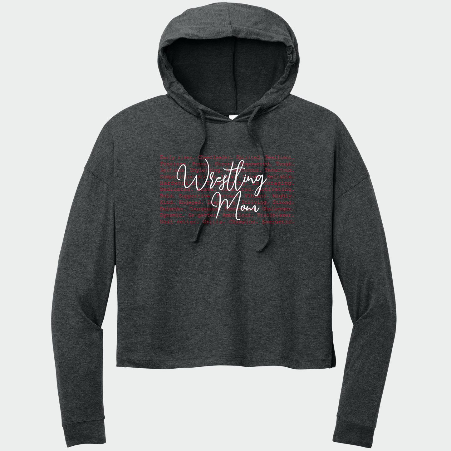 JYAA: Johnstown Wrestling Mom Women's Triblend Long Sleeve Hooded T-Shirt