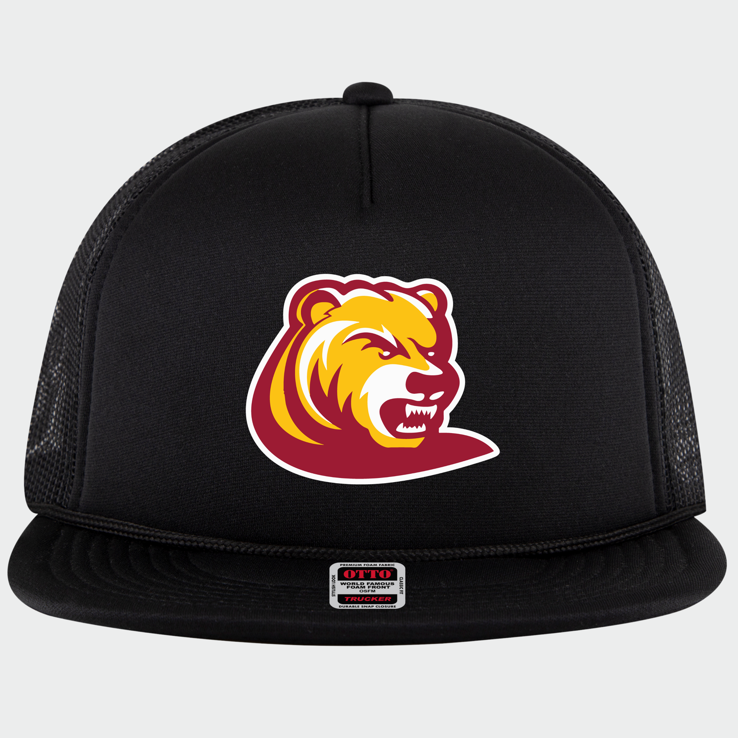 BRUINS: Bear, Foam Flex-Bill Trucker Hat