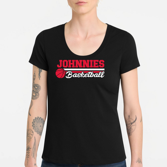 JYAA: Johnstown Basketball Women's Flex Scoop Neck T-Shirt