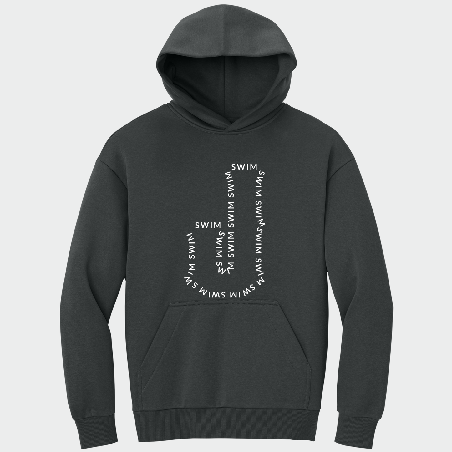 JS: Johnstown Swim Outline Heavyweight Hooded Sweatshirt