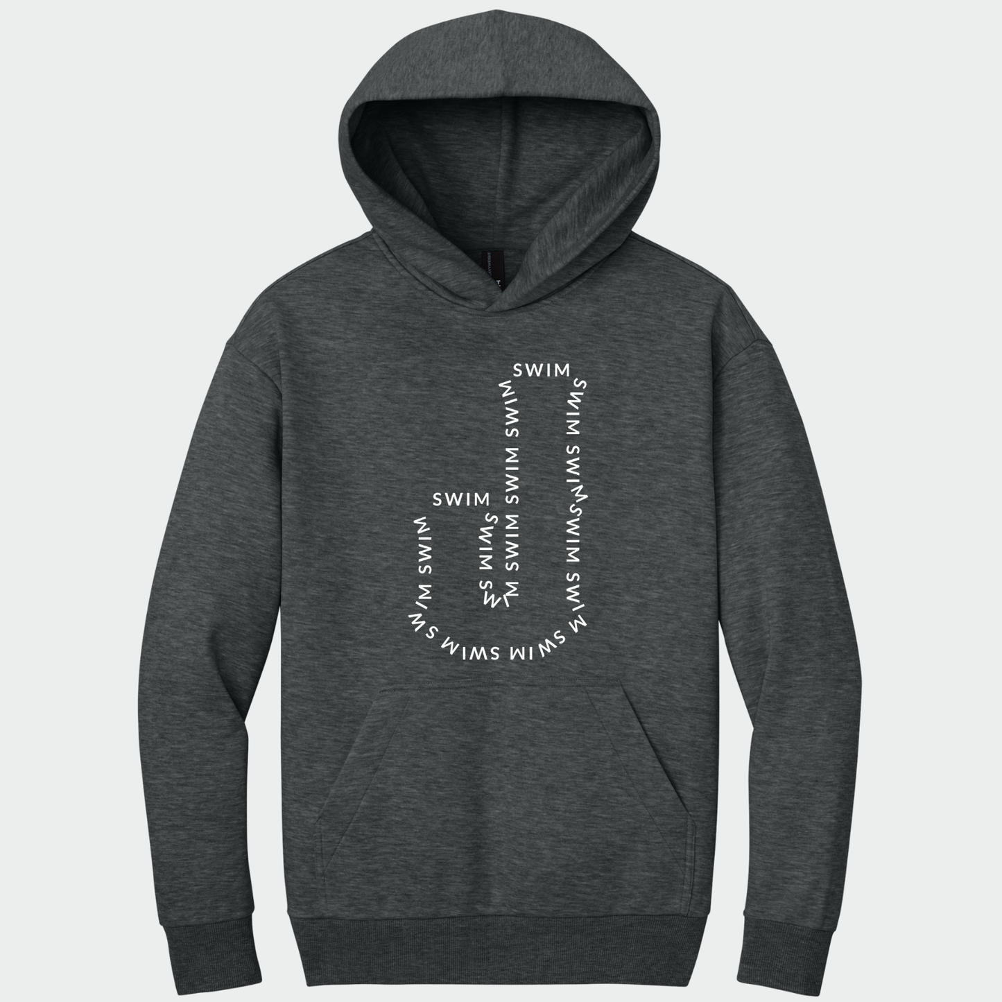 JS: Johnstown Swim Outline Heavyweight Hooded Sweatshirt