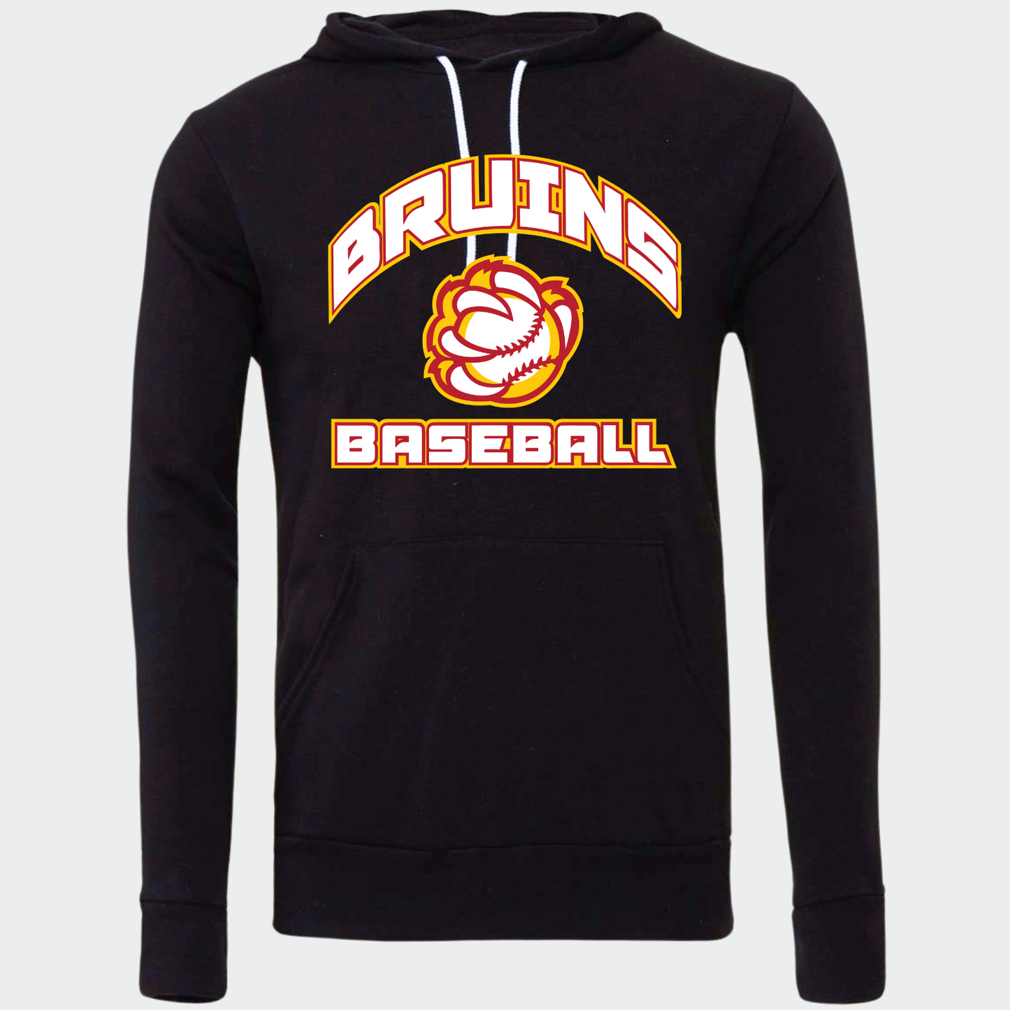 BRUINS: Baseball Claw Sponge Fleece Hooded Sweatshirt