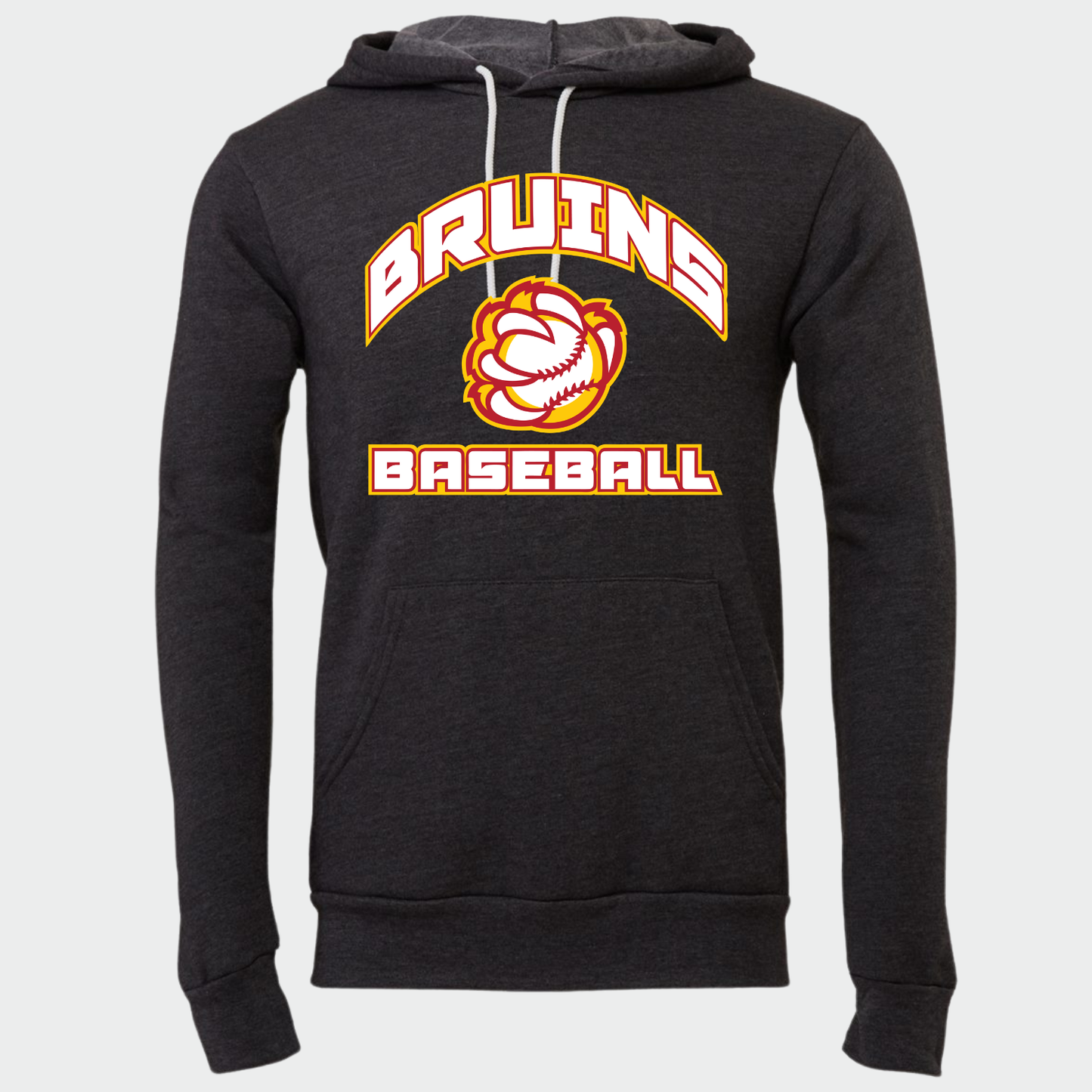 BRUINS: Baseball Claw Sponge Fleece Hooded Sweatshirt