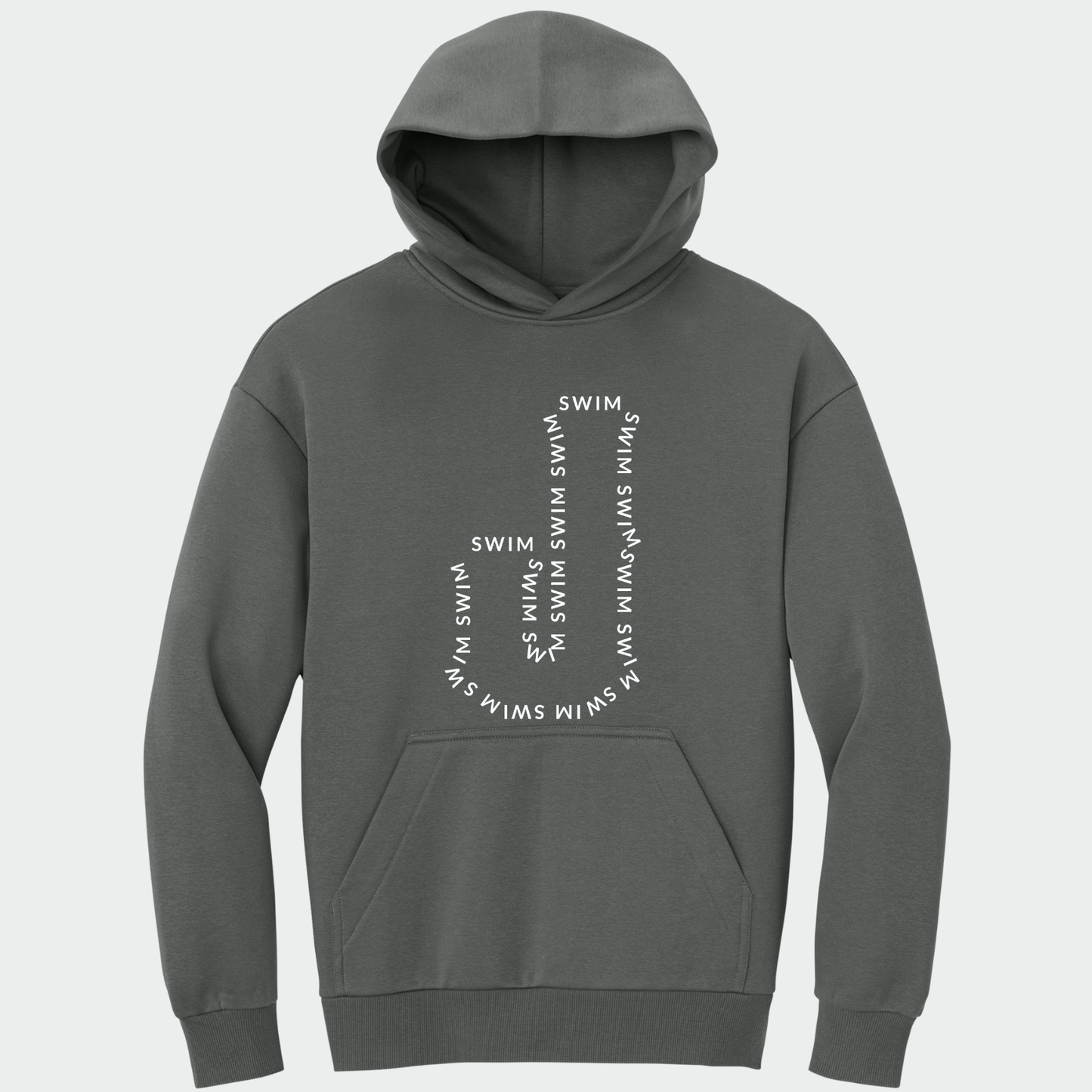 JS: Johnstown Swim Outline Heavyweight Hooded Sweatshirt