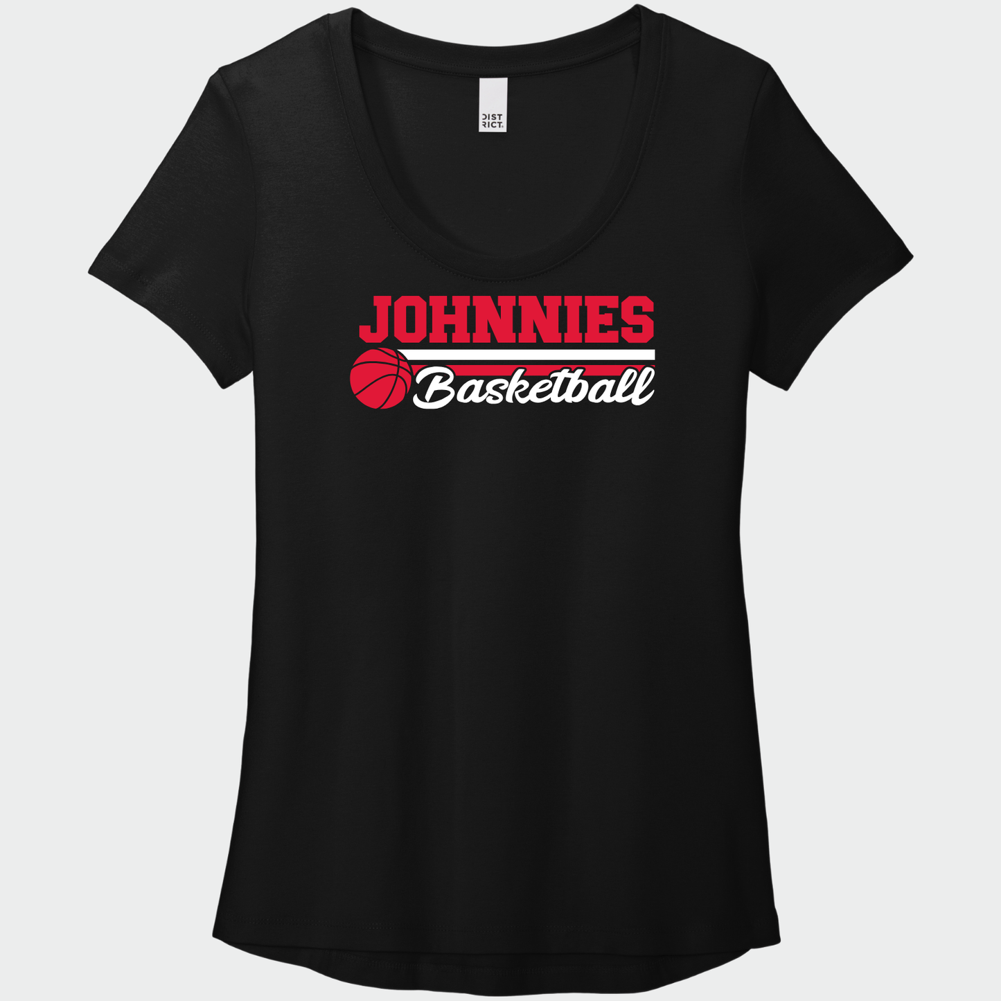 JYAA: Johnstown Basketball Women's Flex Scoop Neck T-Shirt