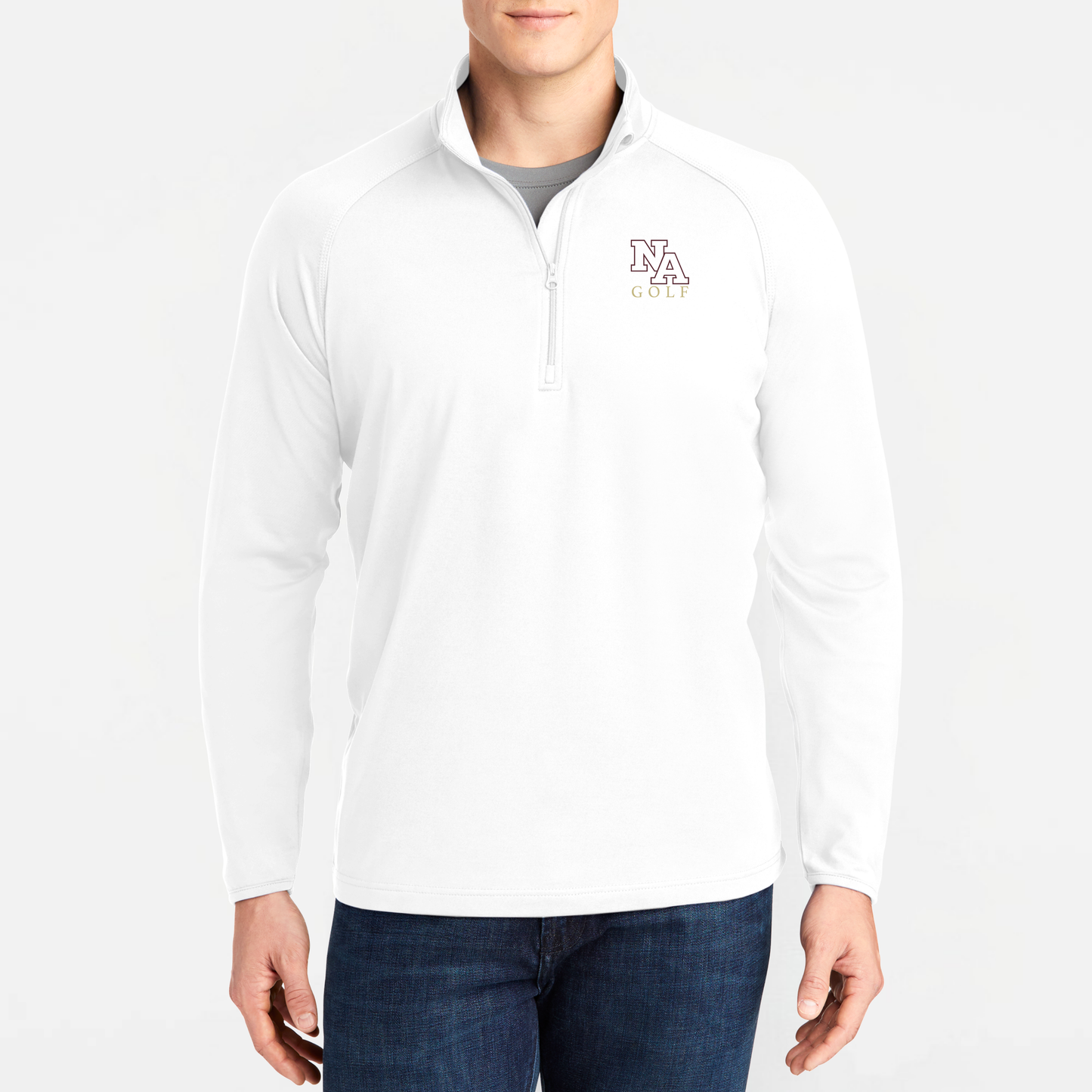 NAGolf: Embroidered, Stretch Quarter-Zip