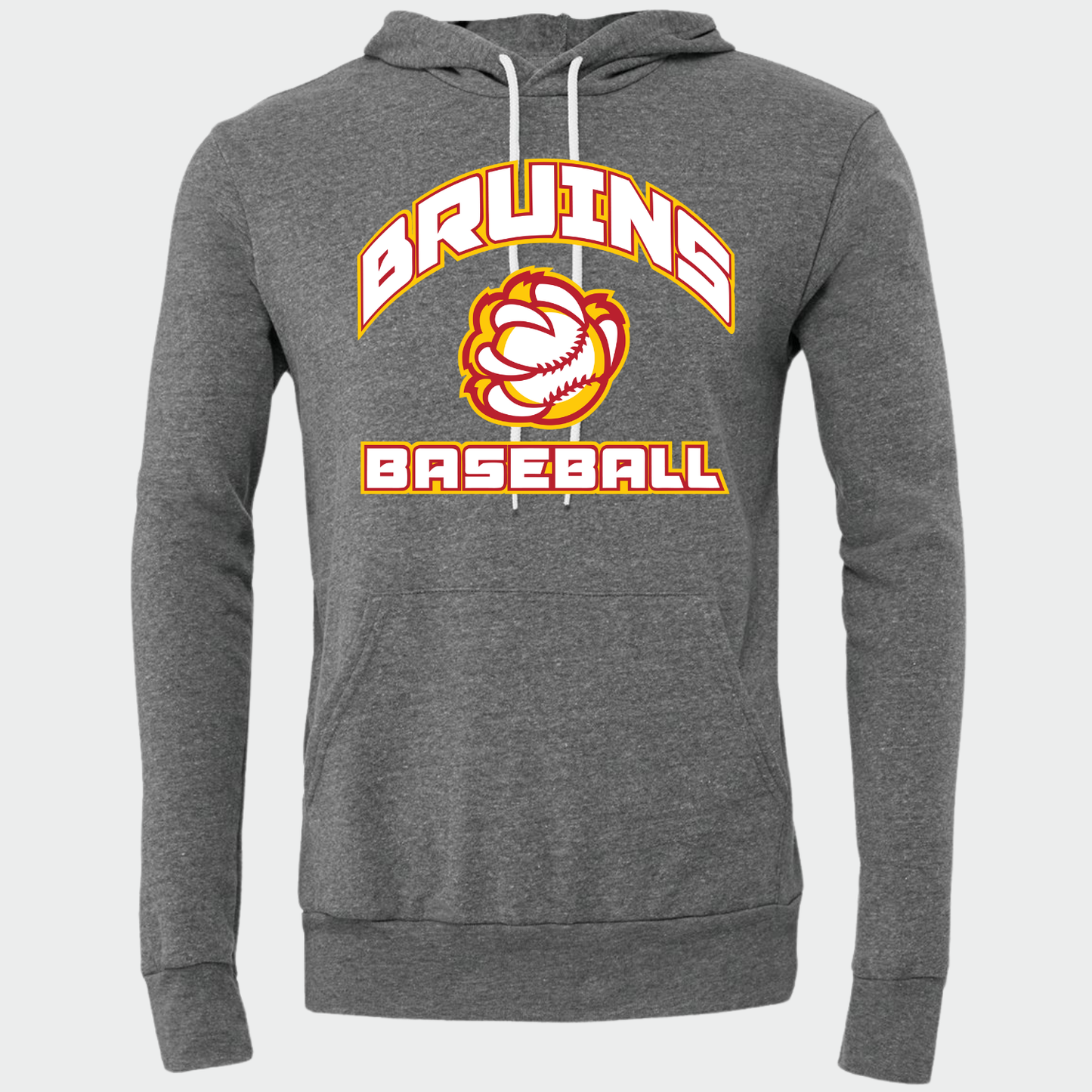 BRUINS: Baseball Claw Sponge Fleece Hooded Sweatshirt