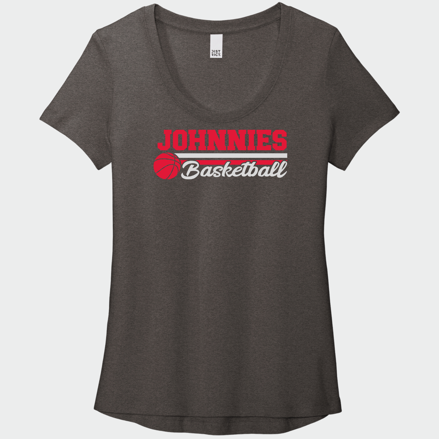 JYAA: Johnstown Basketball Women's Flex Scoop Neck T-Shirt