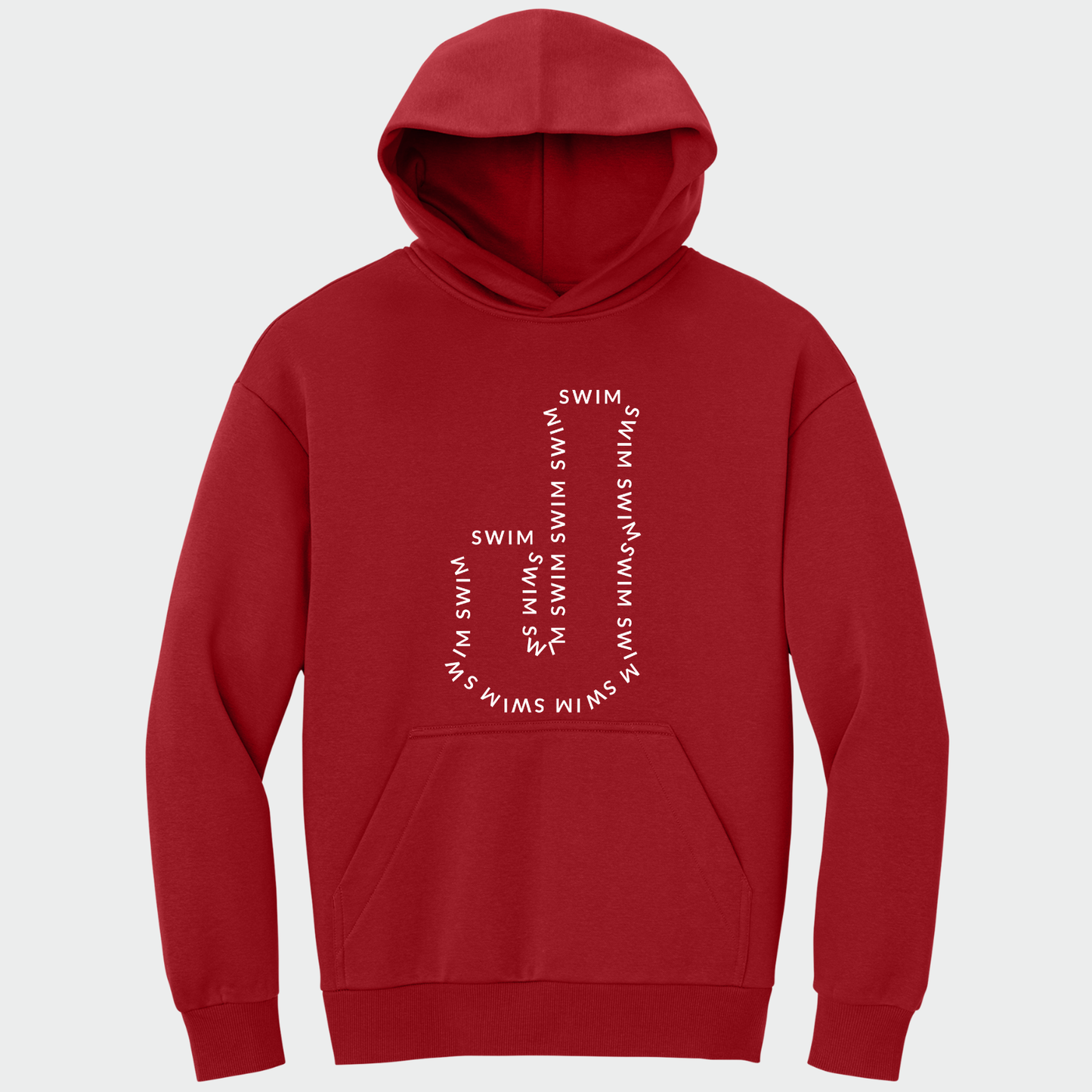 JS: Johnstown Swim Outline Heavyweight Hooded Sweatshirt