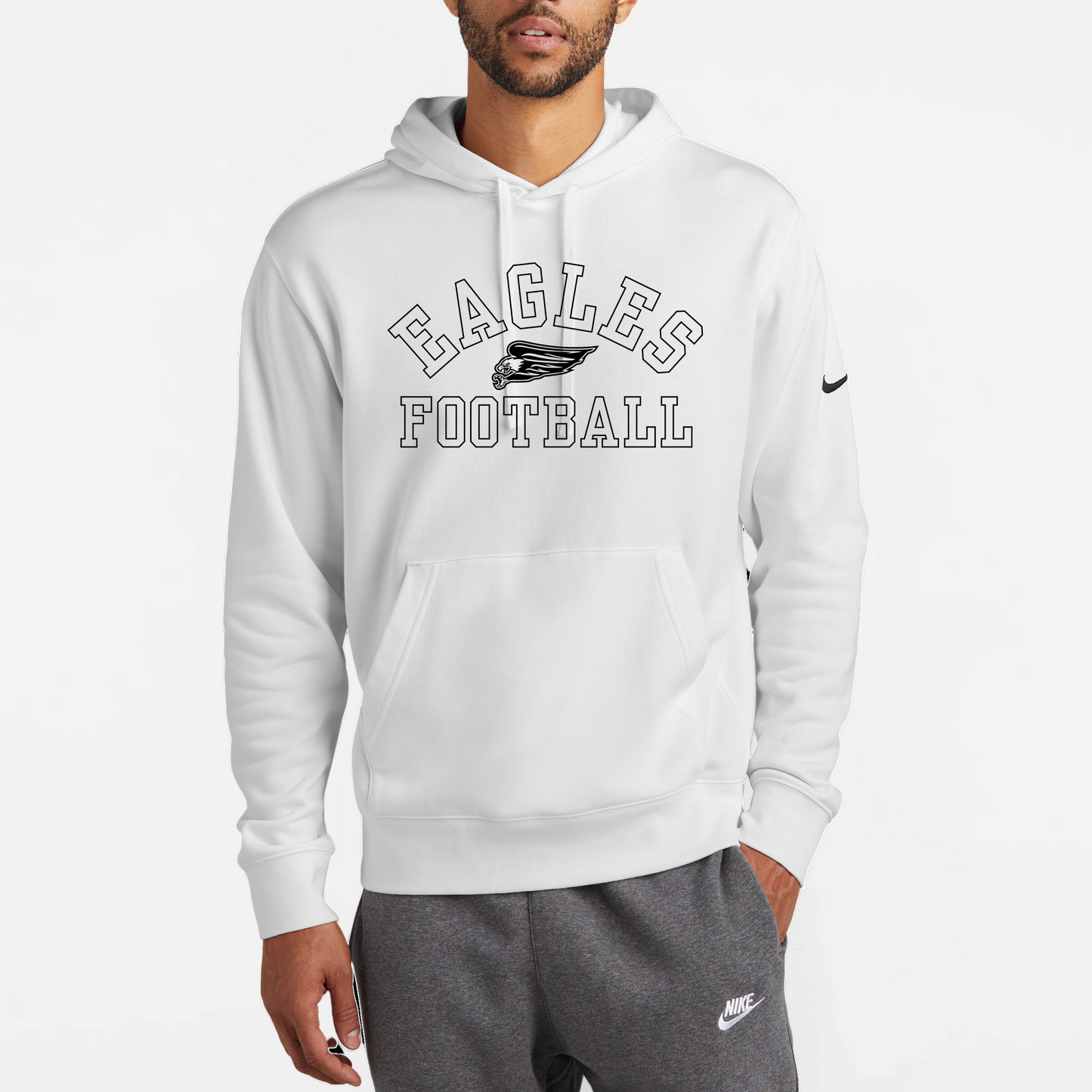 NAFootball: Nike Club Fleece Hooded Sweatshirt
