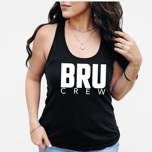 BRUINS: BRU Crew Women's Racerback Tank Top