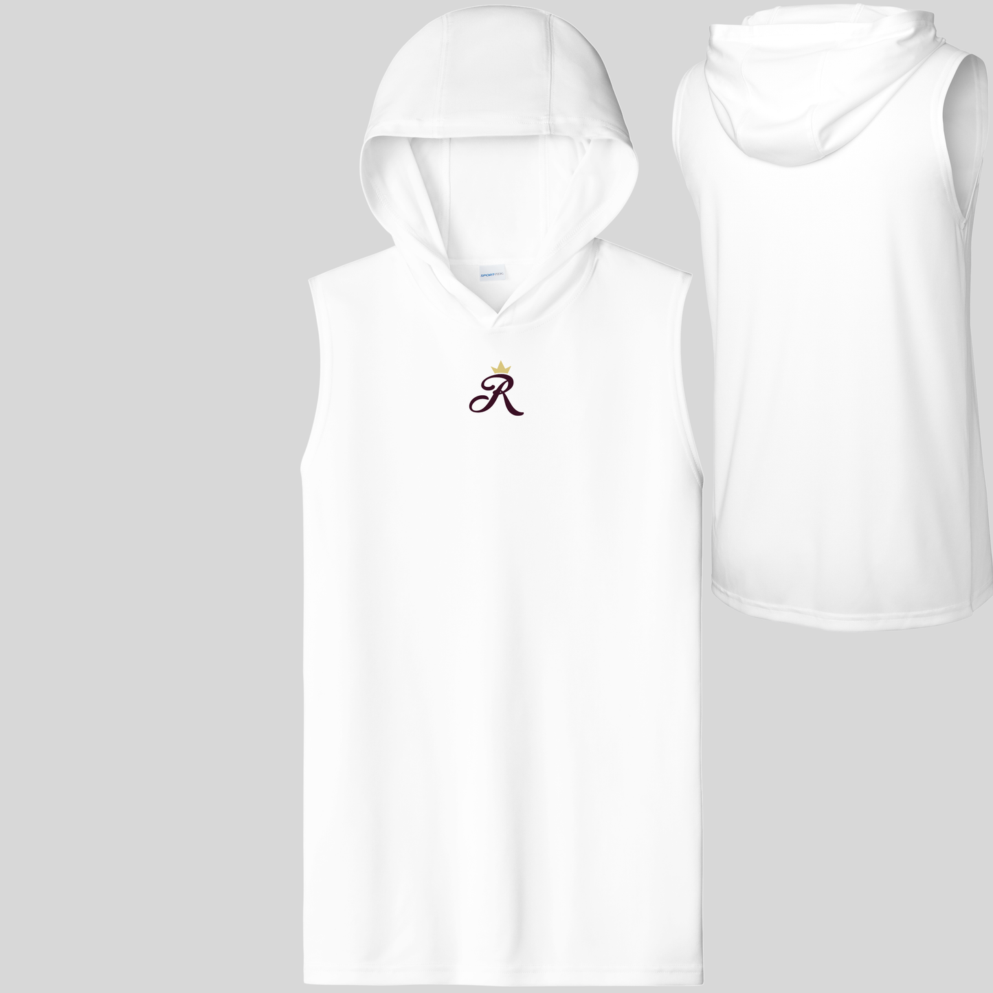TCR: Crown R, Sleeveless Hooded Tech Tee