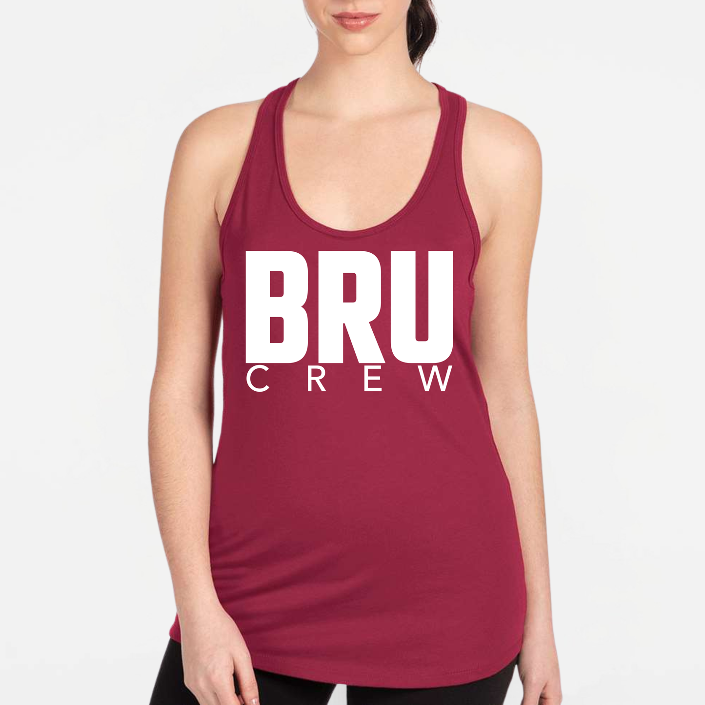BRUINS: BRU Crew Women's Racerback Tank Top