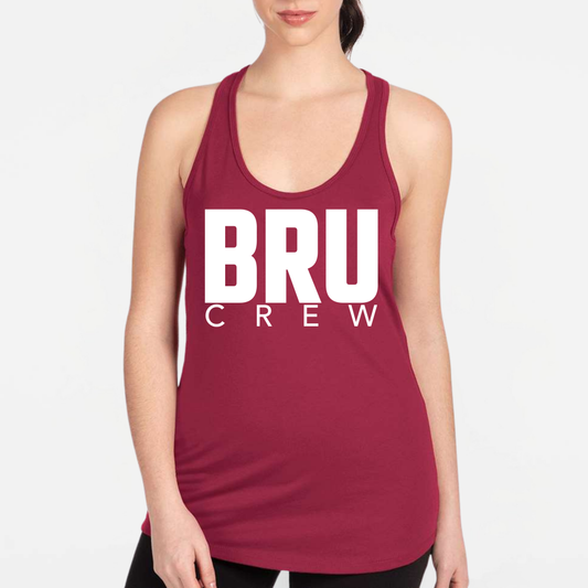 BRUINS: BRU Crew Women's Racerback Tank Top