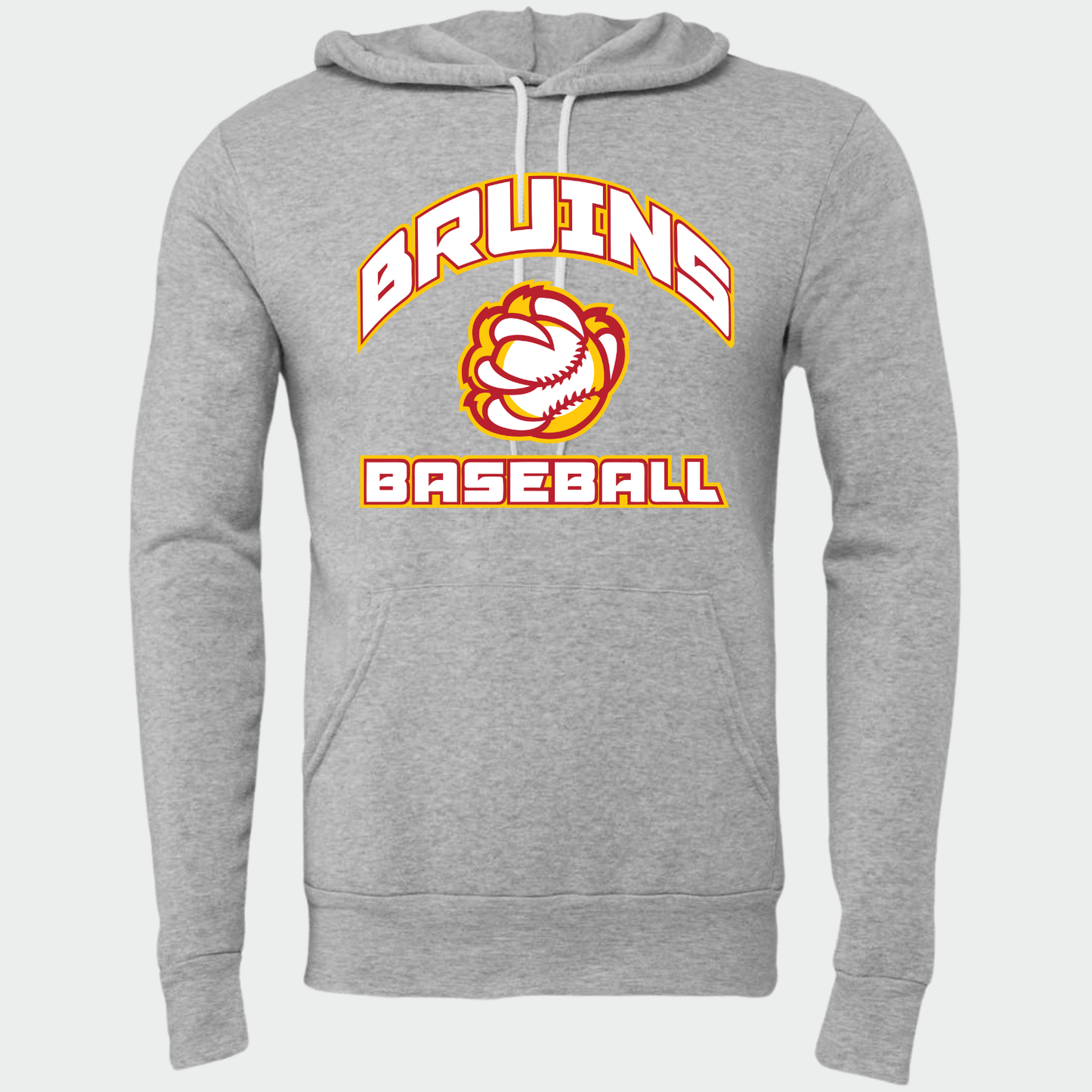 BRUINS: Baseball Claw Sponge Fleece Hooded Sweatshirt