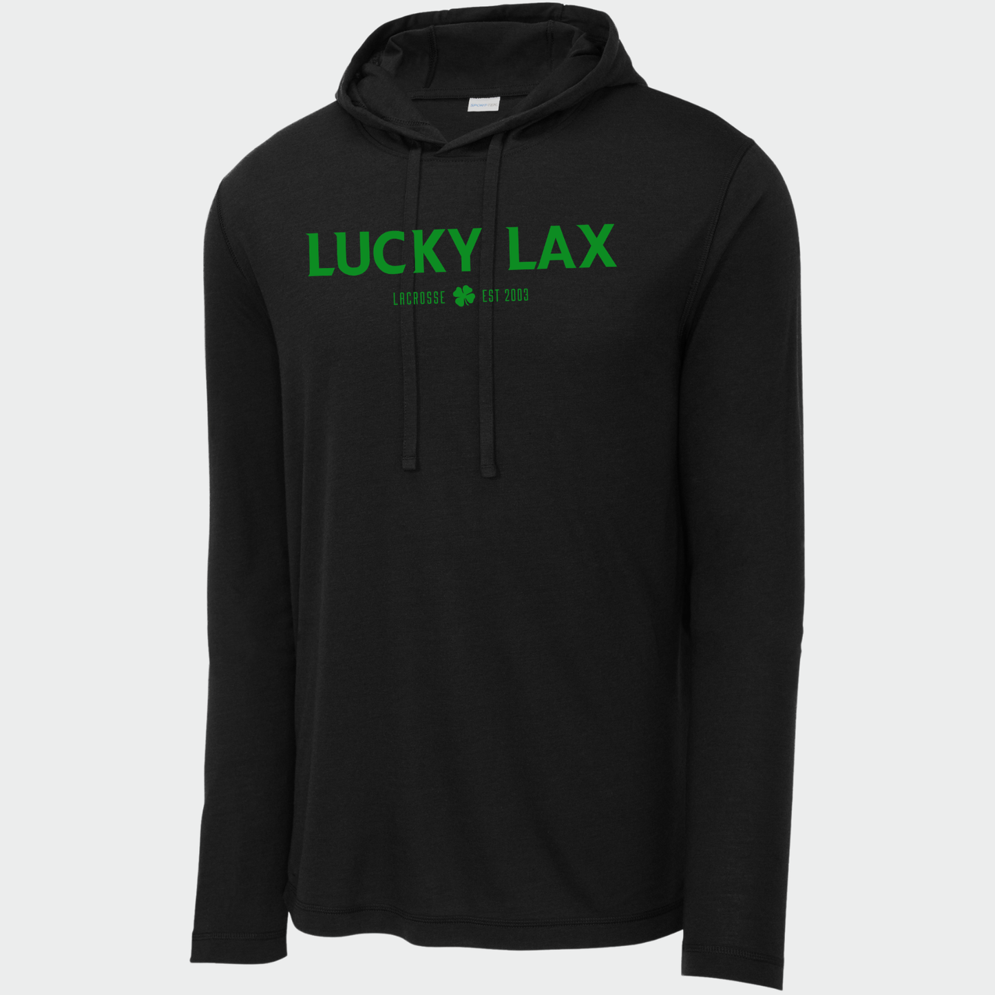 LuckyLax: Hooded Triblend Tech T-Shirt