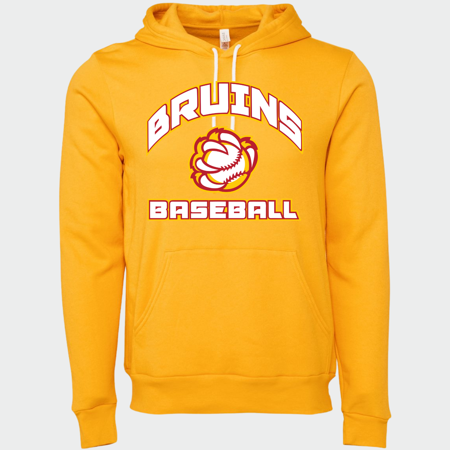 BRUINS: Baseball Claw Sponge Fleece Hooded Sweatshirt