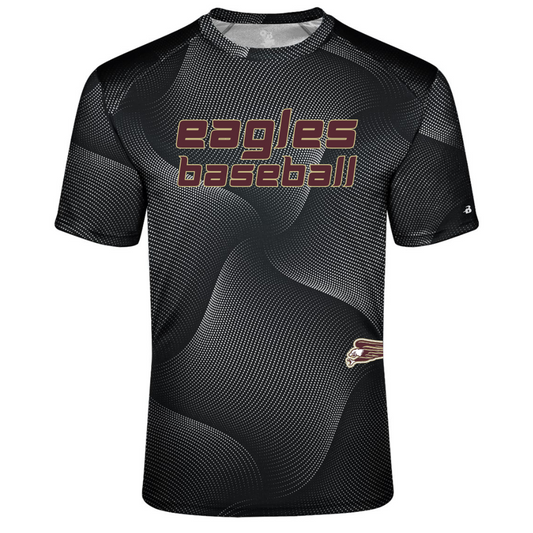 Eagles Baseball Twist-Print Moisture-Wicking T-Shirt
