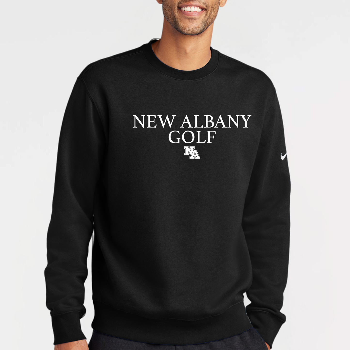 NAGolf: 3D Embroidered, Club Fleece Crew