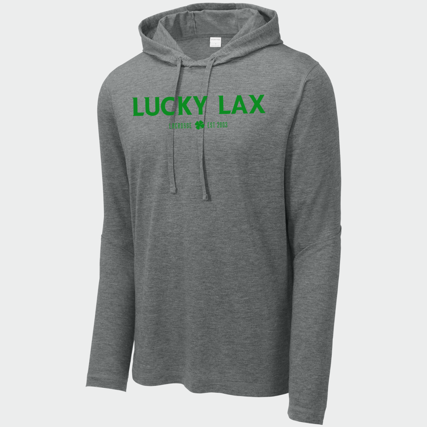 LuckyLax: Hooded Triblend Tech T-Shirt