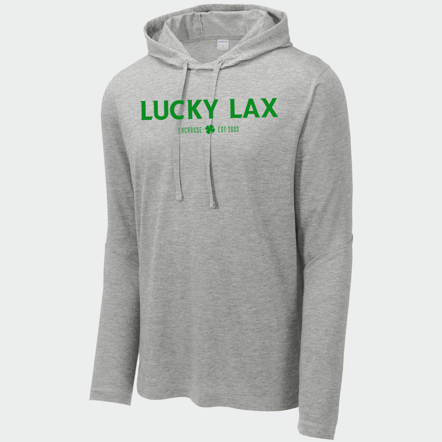 LuckyLax: Hooded Triblend Tech T-Shirt