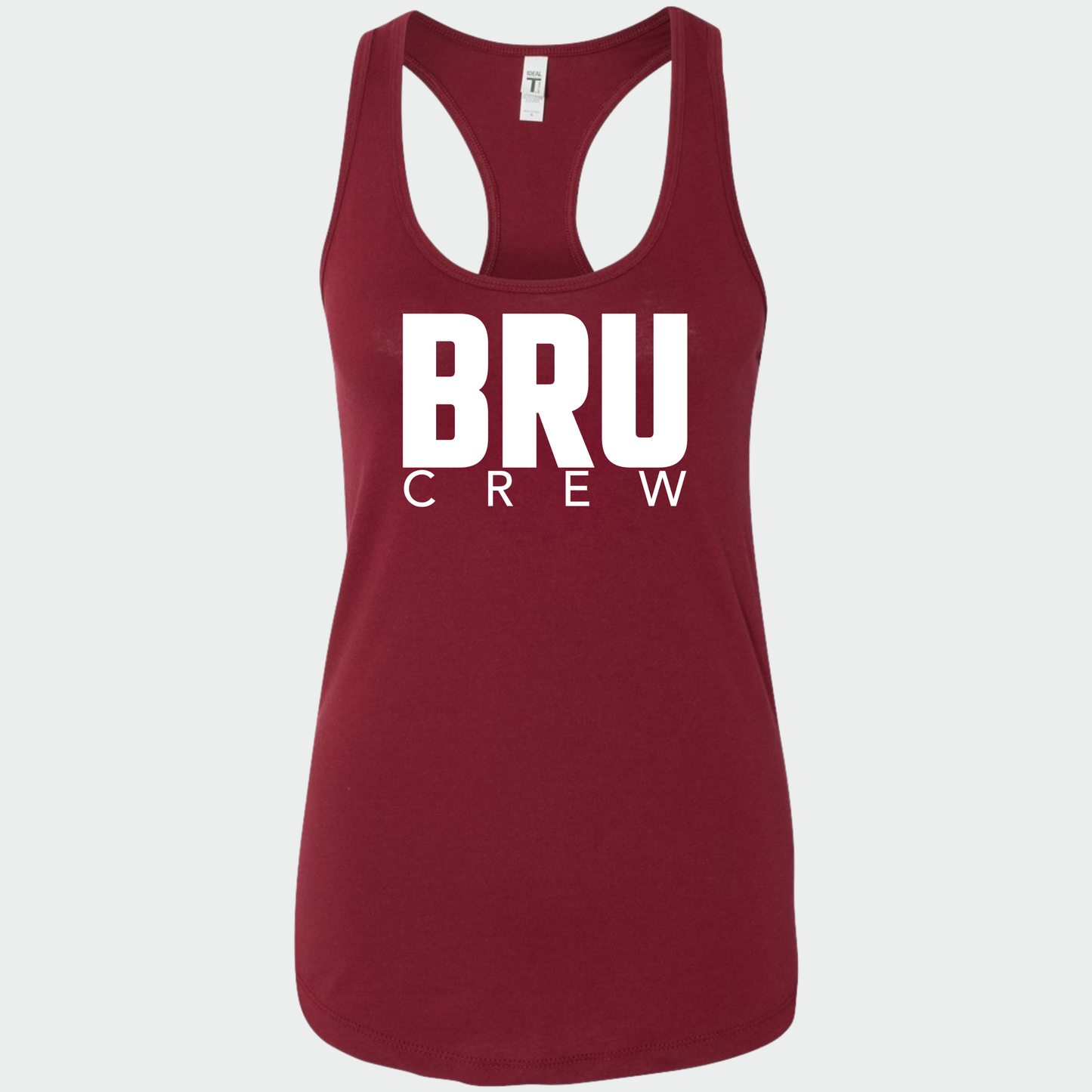 BRUINS: BRU Crew Women's Racerback Tank Top
