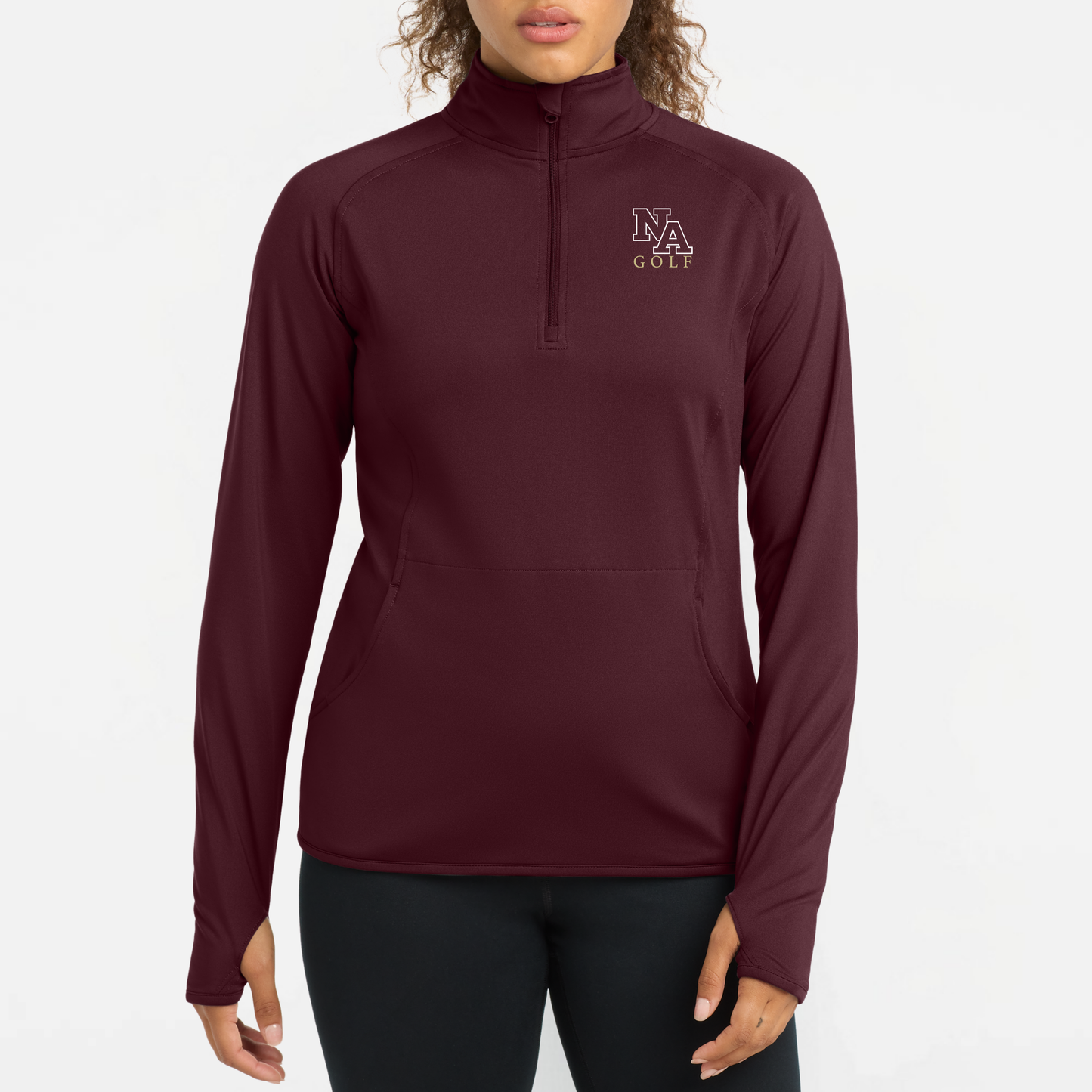 NAGolf: Embroidered, Women's Stretch Quarter-Zip
