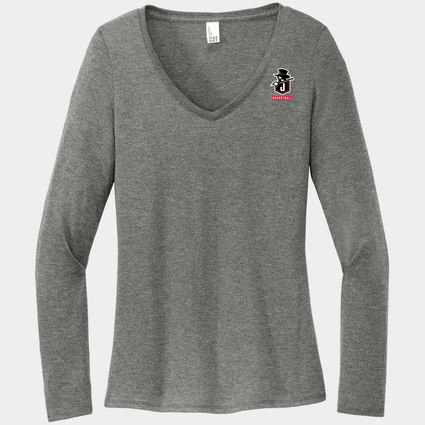 JYAA: Johnstown Basketball Women's Triblend V-Neck Long Sleeve T-Shirt