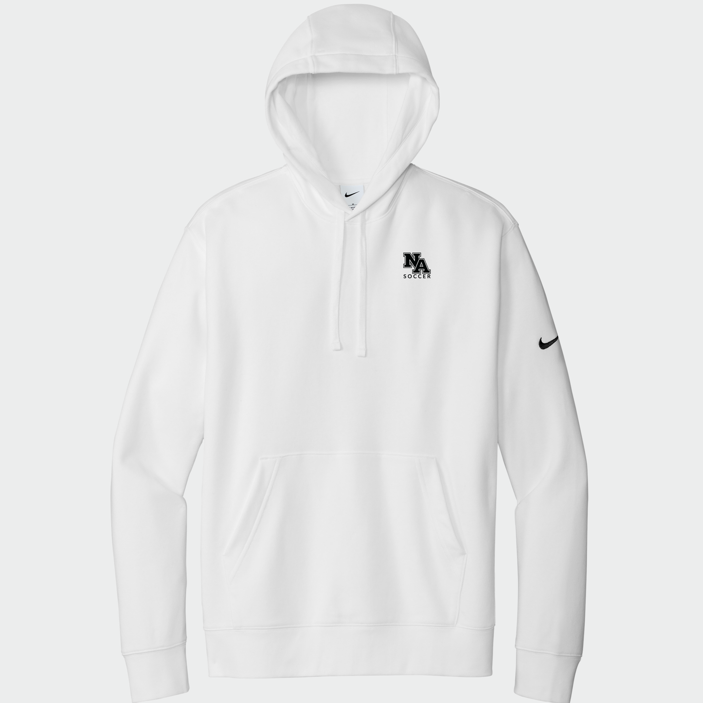 NAGS: NA Soccer, Embroidered, Nike Club Fleece Hooded Sweatshirt