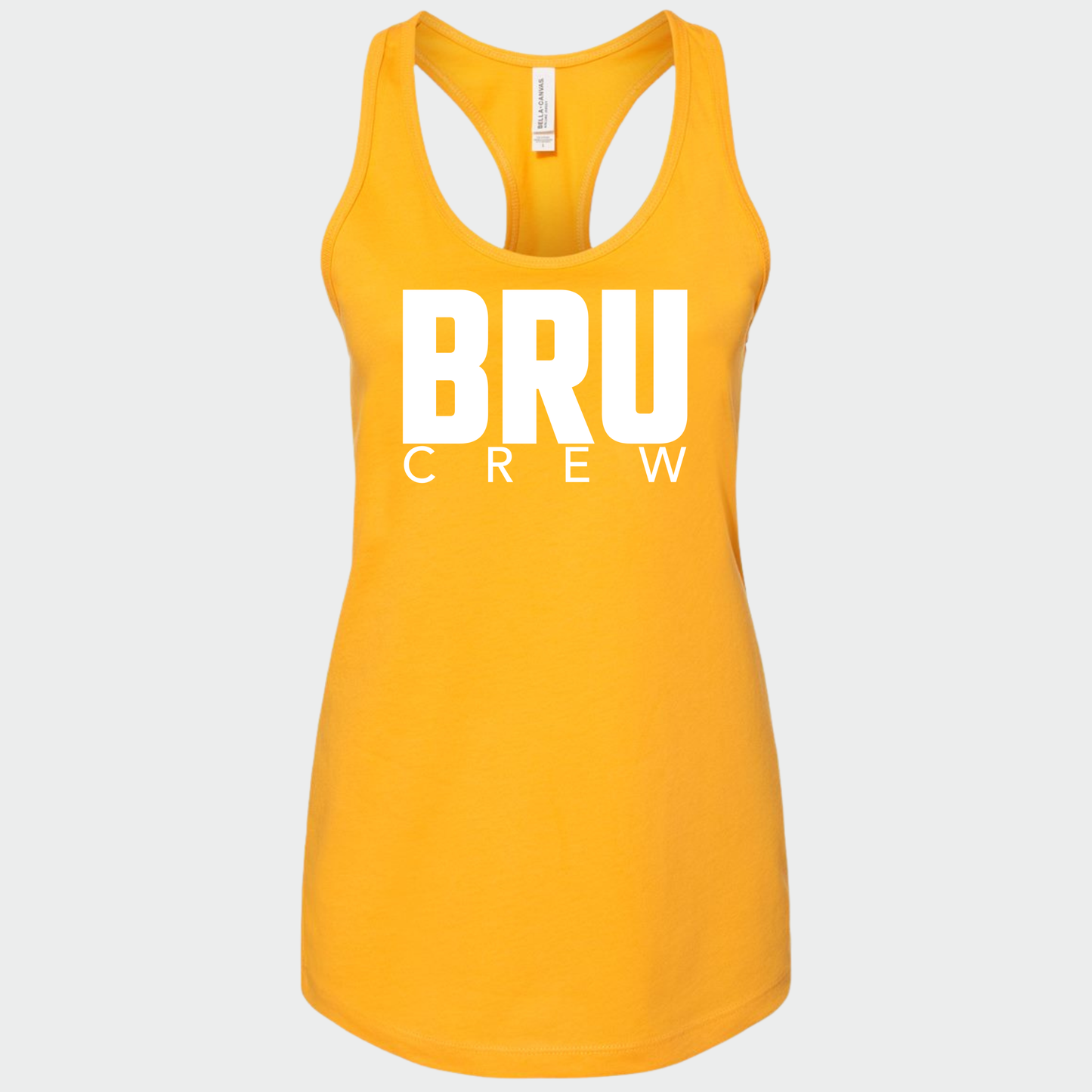 BRUINS: BRU Crew Women's Racerback Tank Top