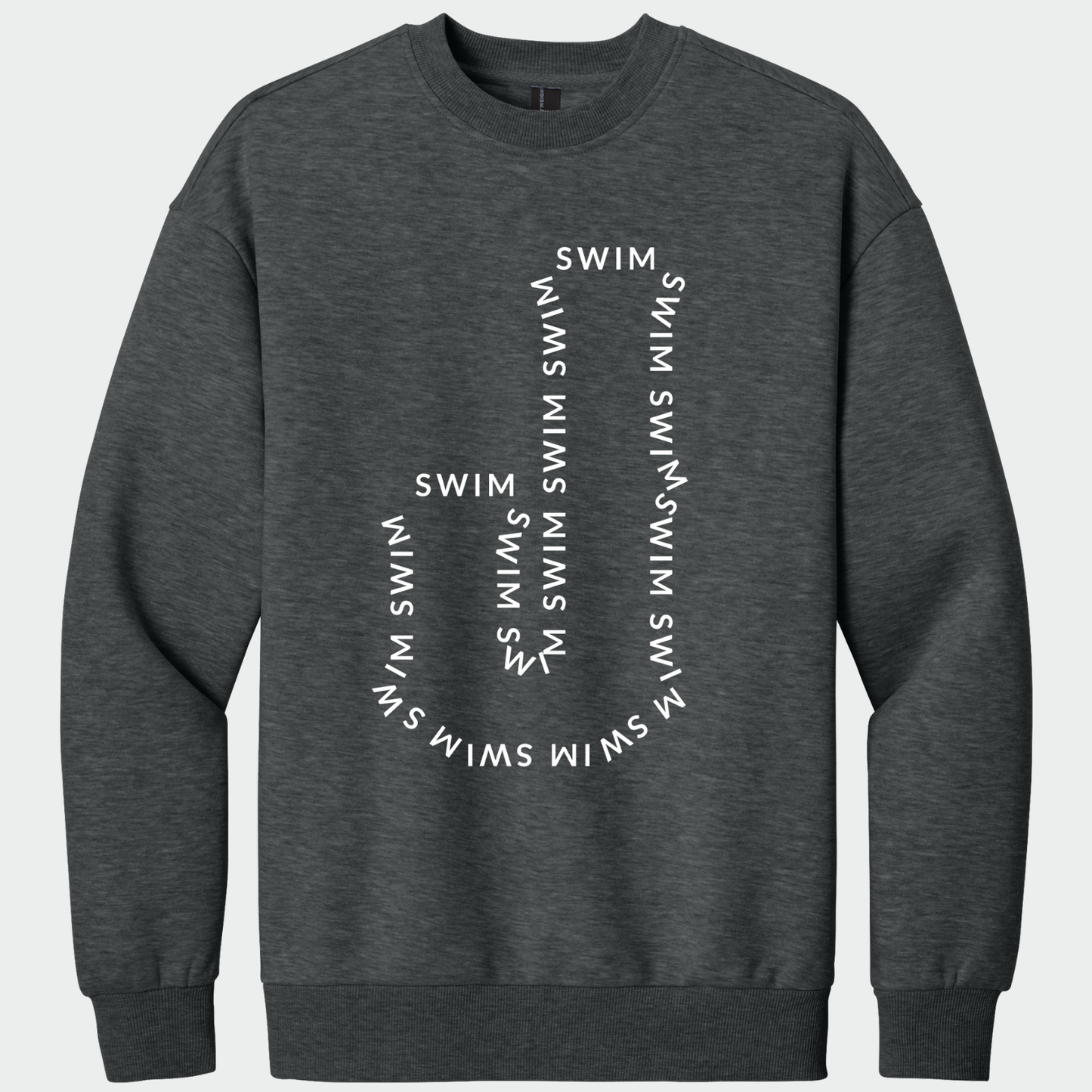 JS: Johnstown Swim Outline Heavyweight Crew Sweatshirt