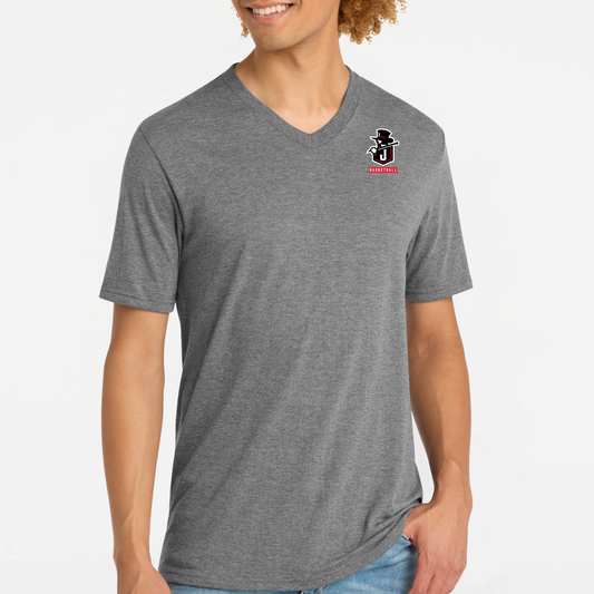 JYAA: Johnstown Basketball Blended Short Sleeve V-Neck T-Shirt