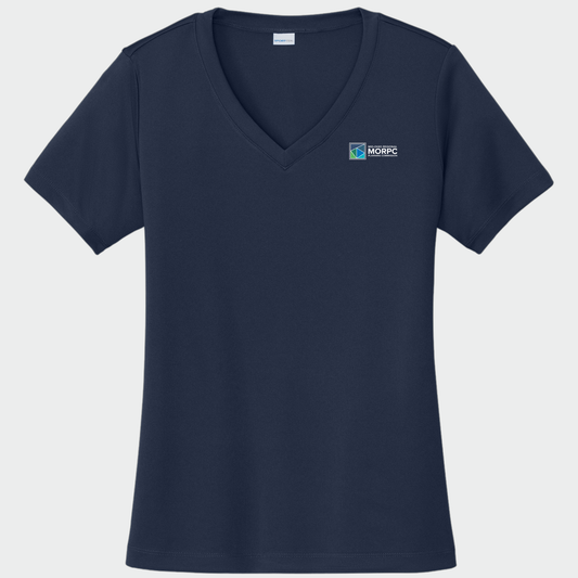 MORPC: Women's Tech V-Neck Tshirt