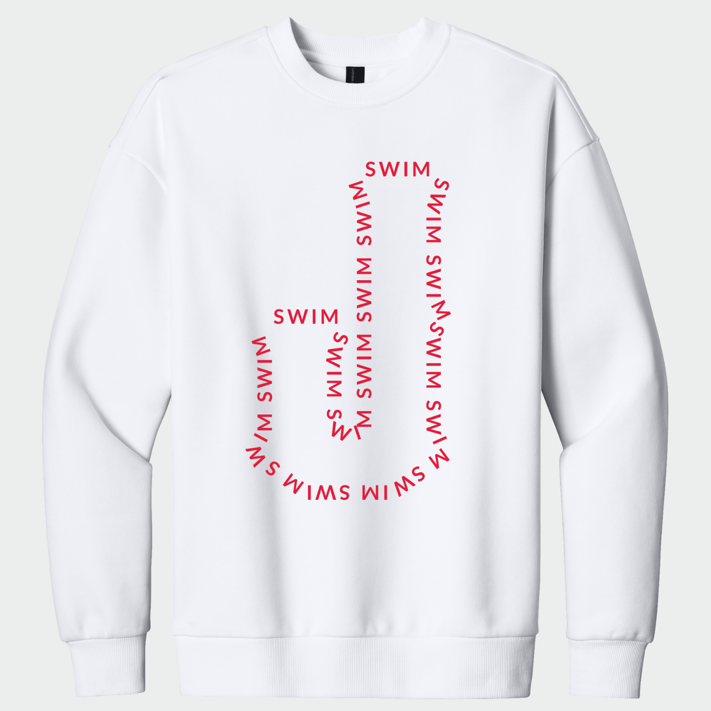 JS: Johnstown Swim Outline Heavyweight Crew Sweatshirt