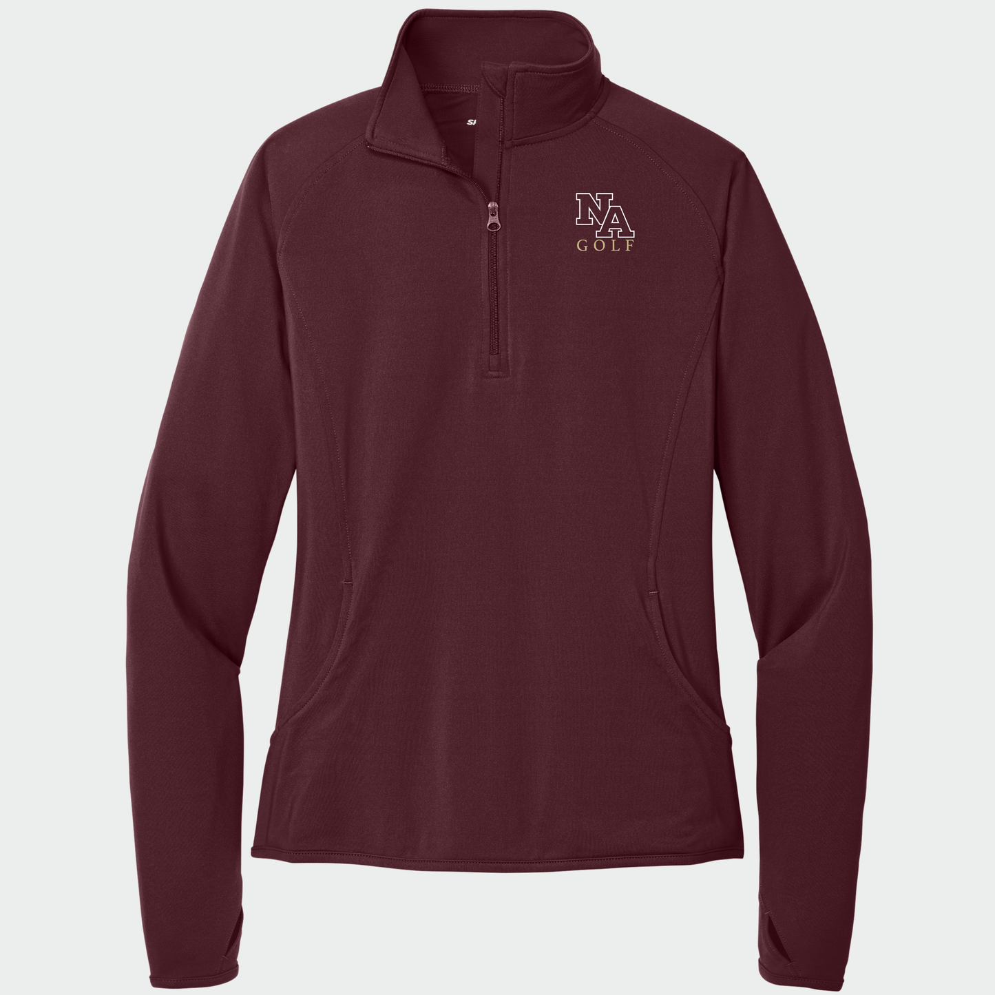 NAGolf: Embroidered, Women's Stretch Quarter-Zip