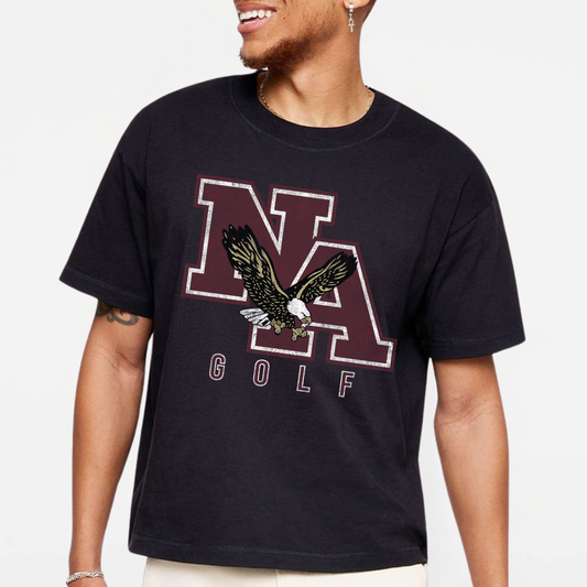 NAGOLF: *Distressed* Relaxed Crew T-Shirt