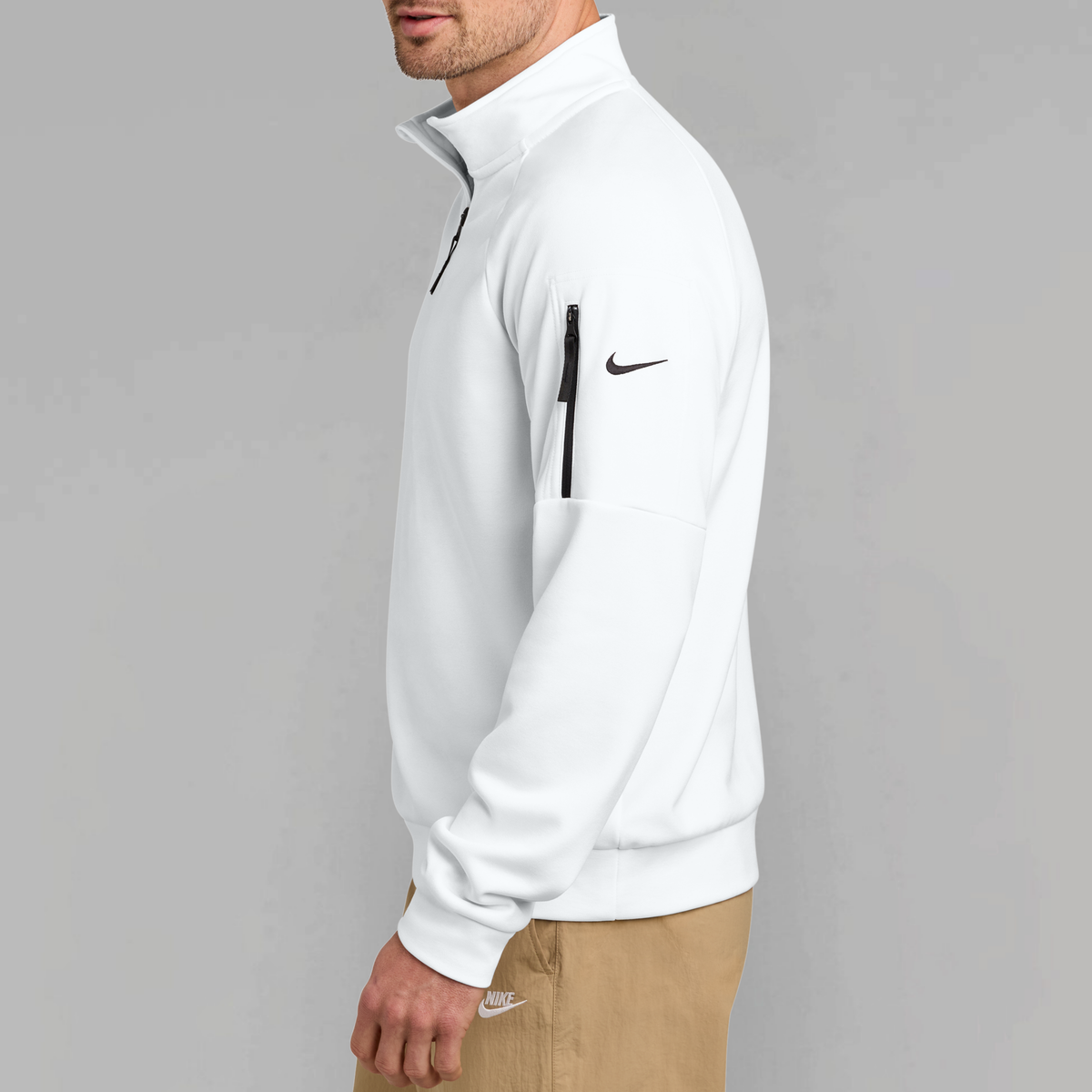 NAGTB: NA Basketball, Embroidered, Nike Therma-FIT Pocket 1/4-Zip