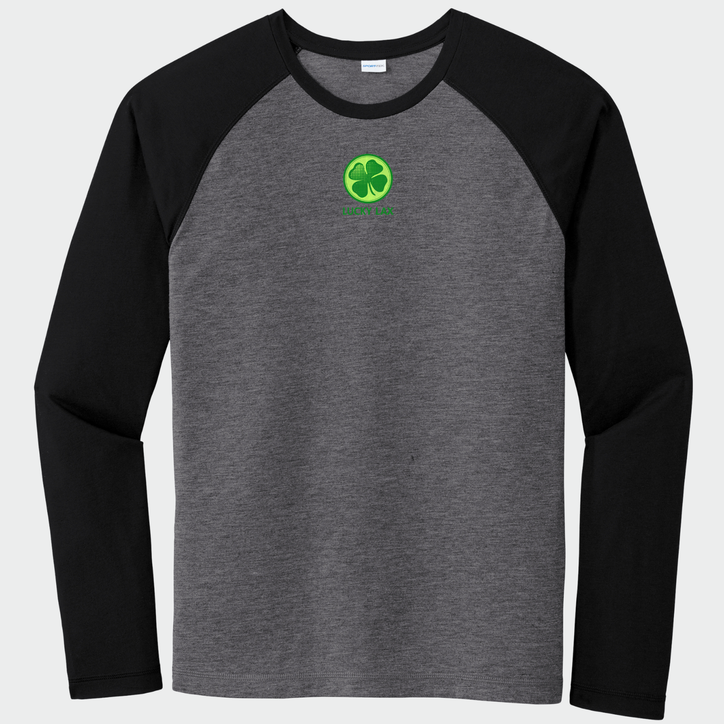LuckyLax: Raglan Long Sleeve Triblend Tech T-Shirt