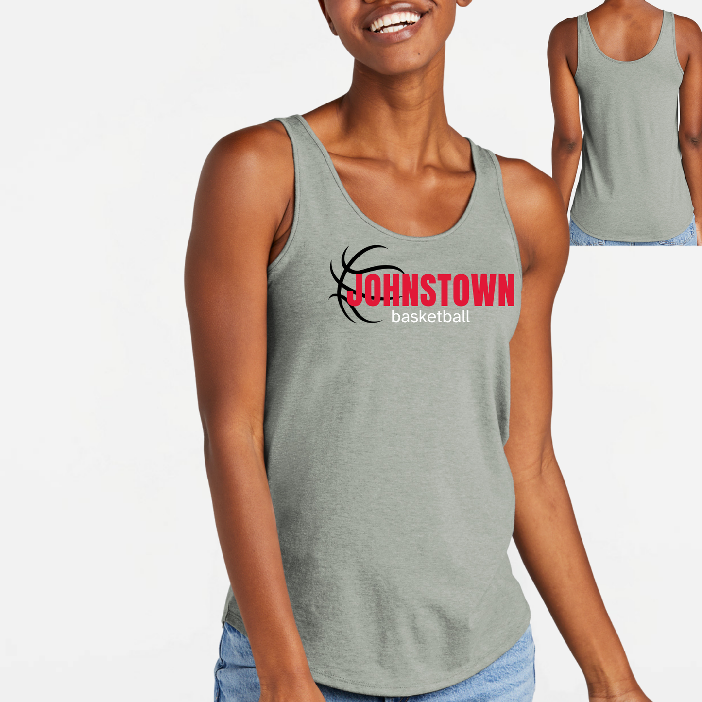 JYAA: Johnstown Basketball Women's Triblend Tank Top