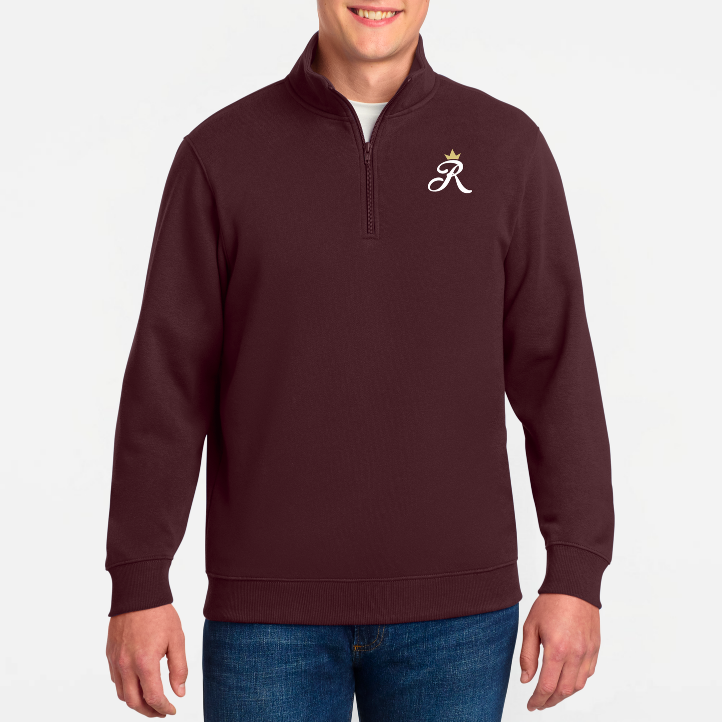 TCR: Crown R, Quarter-Zip Sweatshirt