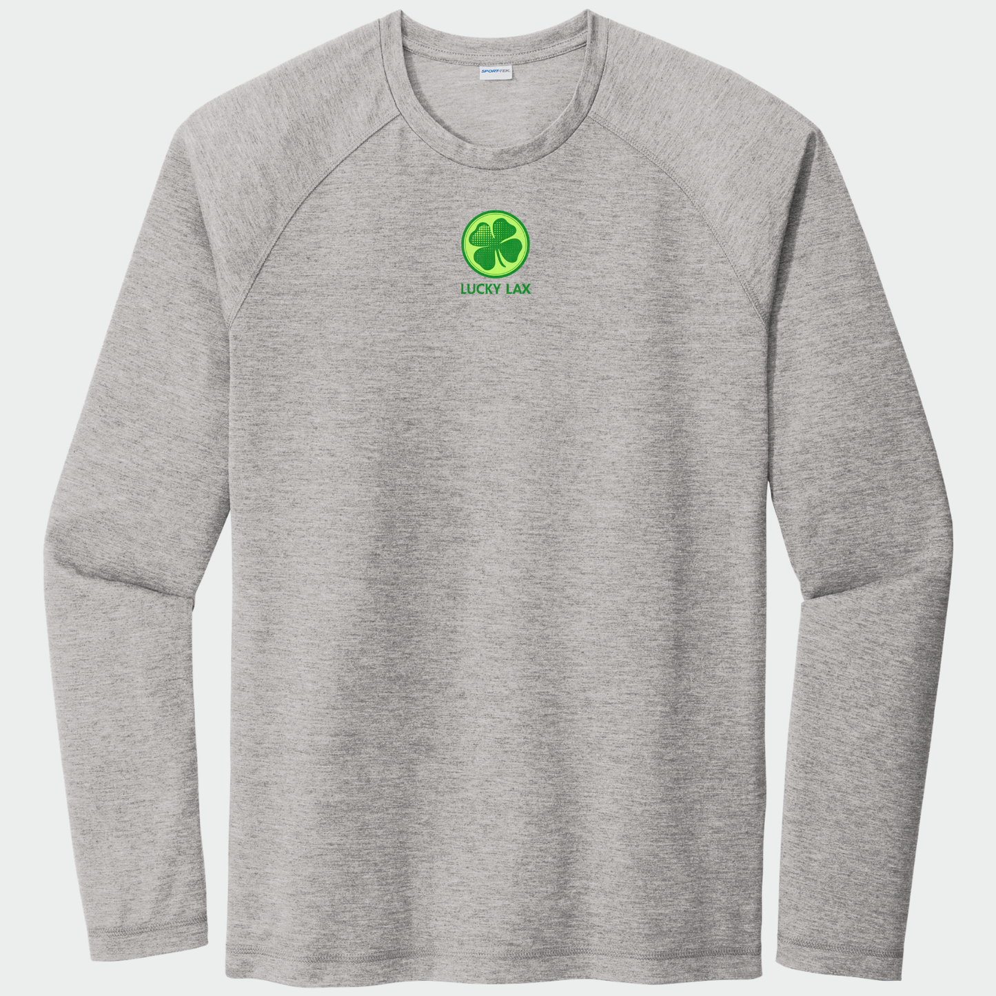 LuckyLax: Raglan Long Sleeve Triblend Tech T-Shirt