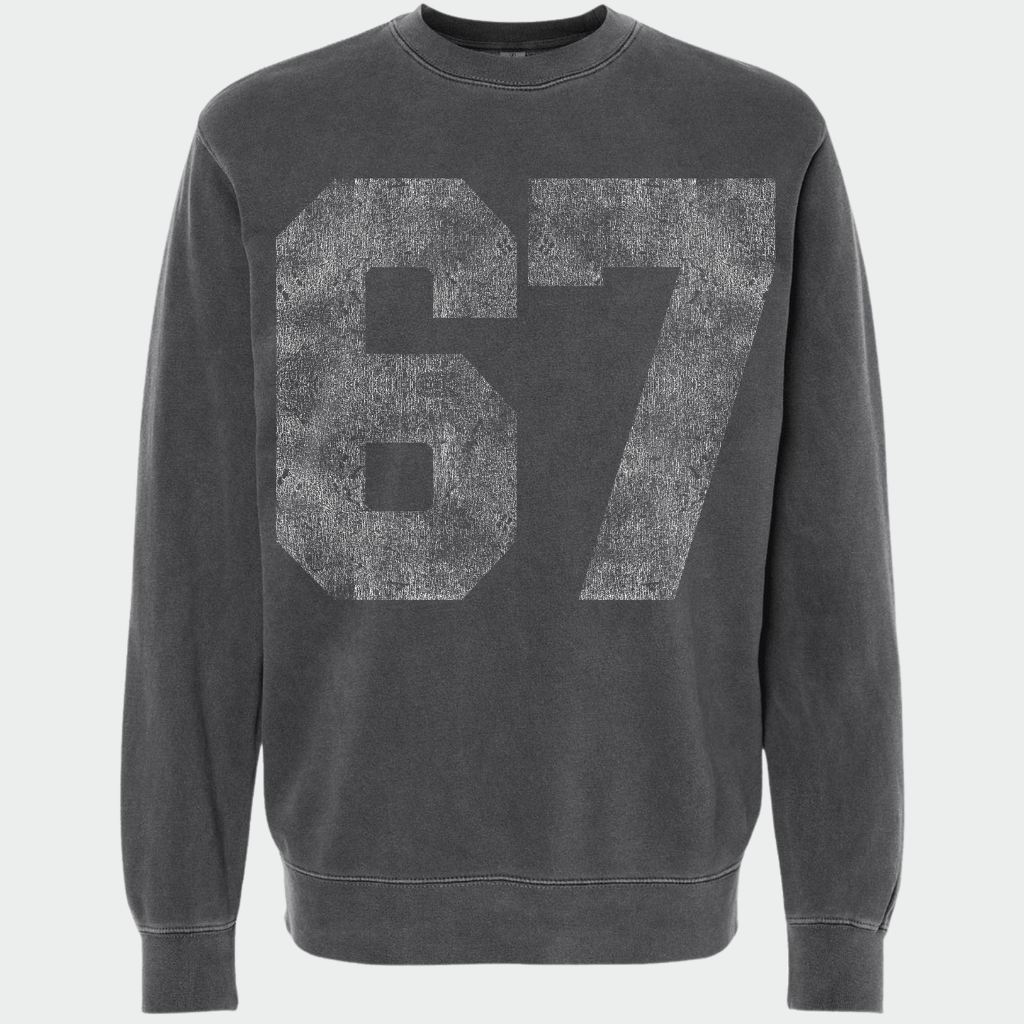 Lucky Number *distressed graphic* Crew Sweatshirt