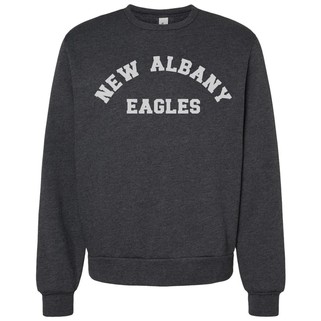 New Albany Eagles Varsity Print Sponge Fleece Crew Sweatshirt