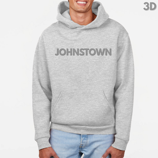 JYAA: Johnstown 3D Printed Heavyweight Hooded Sweatshirt