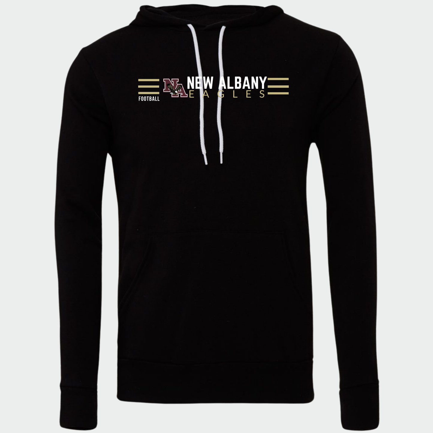 NAFOOTBALL: Sponge Fleece Hooded Sweatshirt