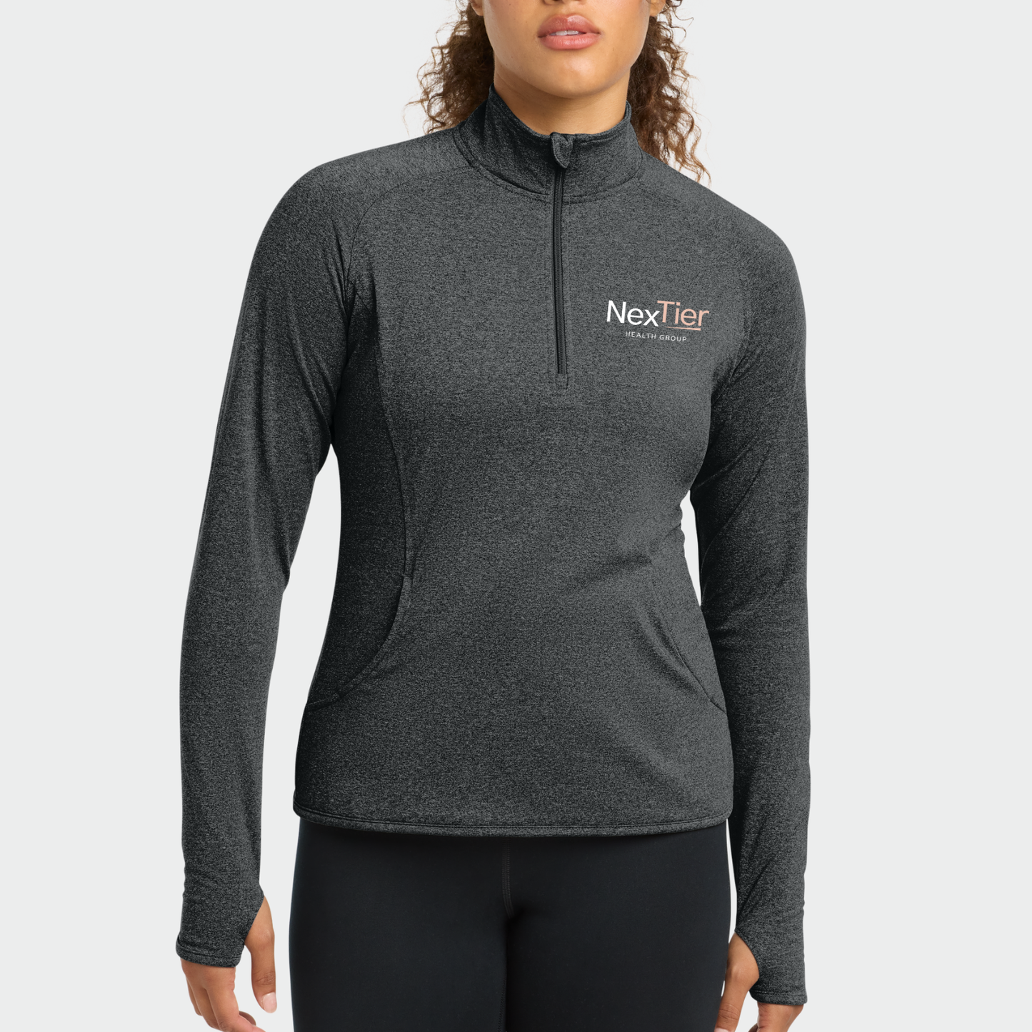Nextier: Embroidered Women's Quarter Zip Long Sleeve Tech Pullover