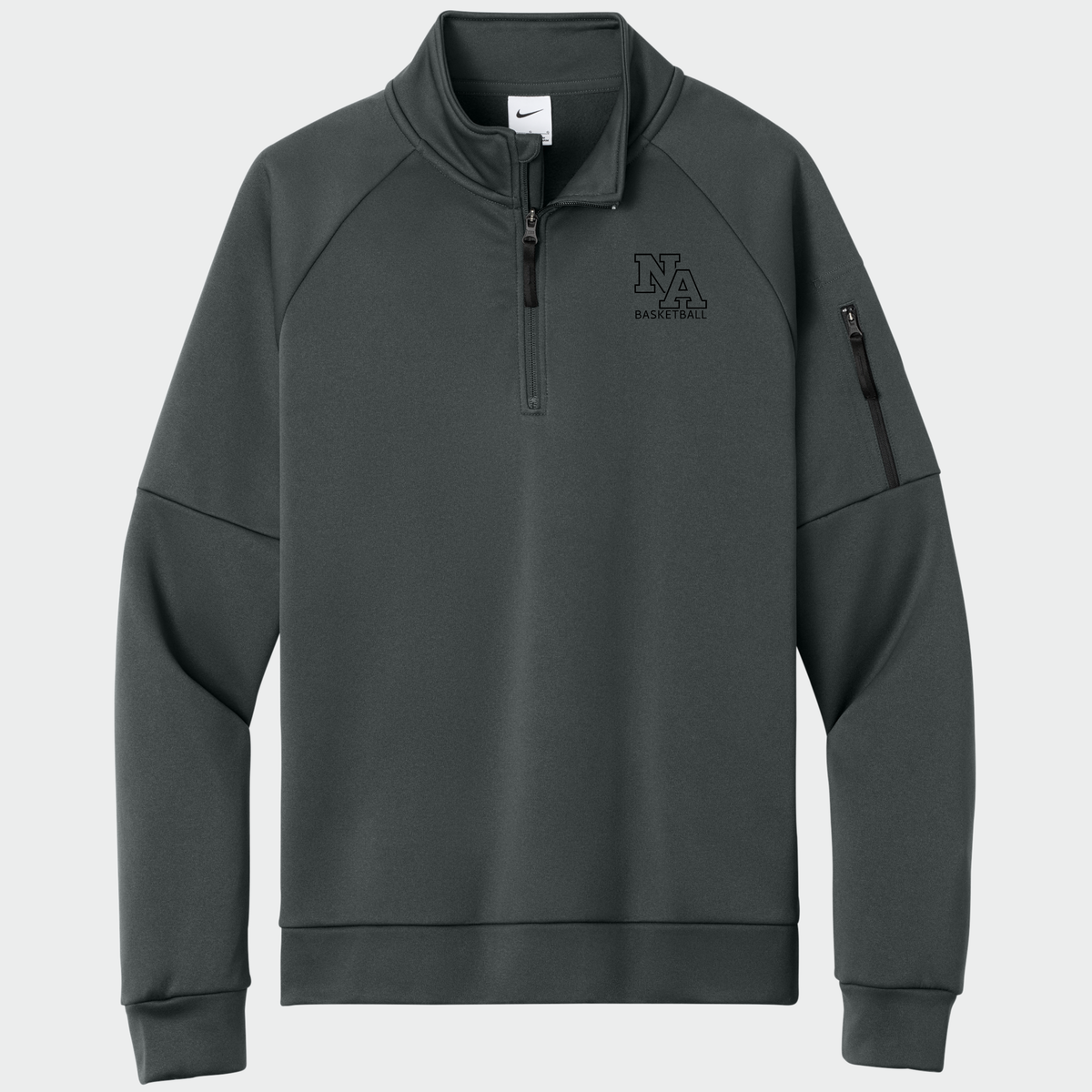 NAGTB: NA Basketball, Embroidered, Nike Therma-FIT Pocket 1/4-Zip