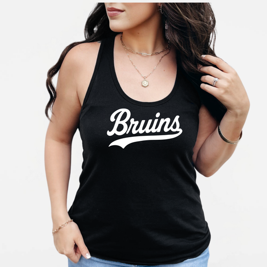 BRUINS: Swash Women's Racerback Tank Top