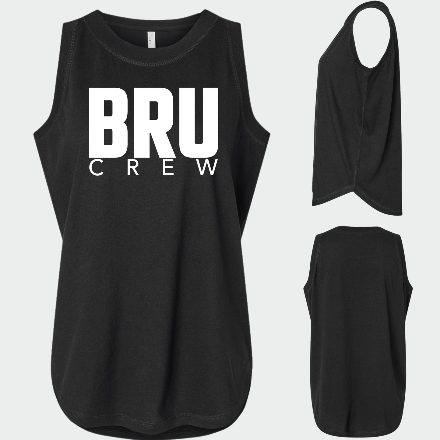 BRUINS: BRU Crew Women's & Girls Muscle Tank Top