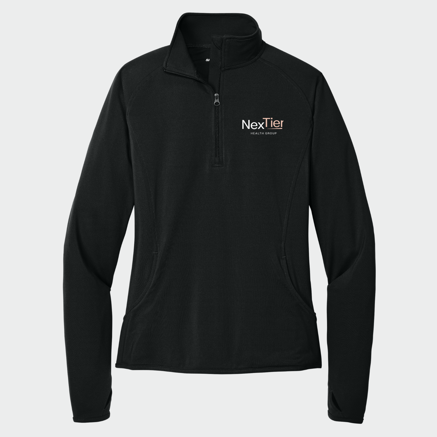 Nextier: Embroidered Women's Quarter Zip Long Sleeve Tech Pullover